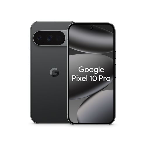 Smartphone Google Pixel 10 Pro 6,3" 5G Double SIM 128 Go Noir Volcanique État correct Google reconditionné disponible sur Fnac