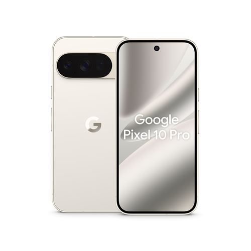 Smartphone Google Pixel 10 Pro 6,3" 5G Double SIM 512 Go Porcelaine État correct Google reconditionné disponible sur Fnac