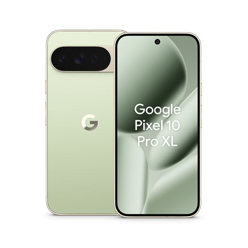Smartphone Google Pixel 10 Pro XL 6,8" 5G Double SIM 256 Go Jade État correct Google reconditionné disponible sur Fnac