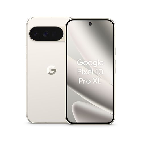 Smartphone Google Pixel 10 Pro XL 6,8" 5G Double SIM 256 Go Porcelaine État correct Google reconditionné disponible sur Fnac