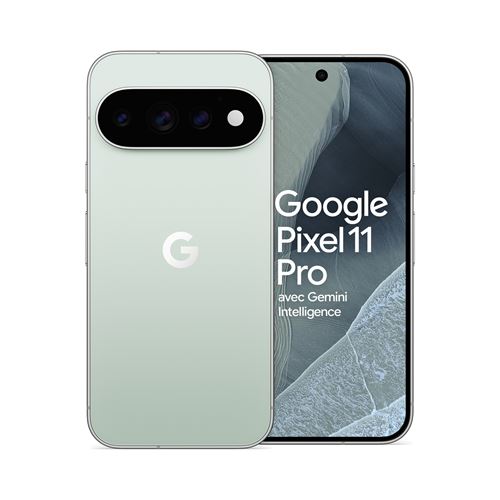 Smartphone Google Pixel 11 Pro 6.3" OLED 5G Double SIM 256 Go Brume État correct Google reconditionné disponible sur Fnac