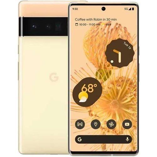 Smartphone Google Pixel 6 Pro jaune 6.71 stockage 128 Go État correct N/A reconditionné disponible sur Fnac