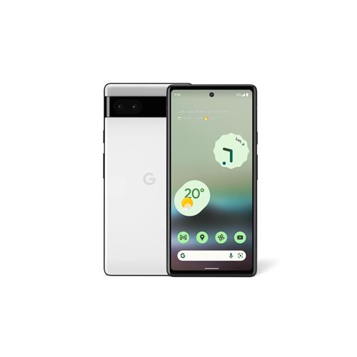Smartphone Google Pixel 6a 6,1" 5G Double SIM 128 Go Blanc État correct Google reconditionné disponible sur Fnac