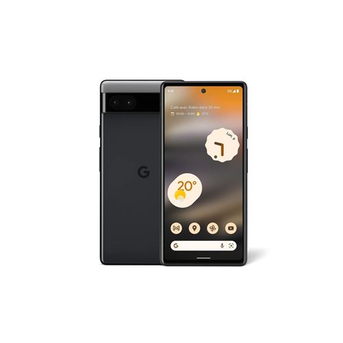 Smartphone Google Pixel 6a 6,1" 5G Double SIM 128 Go Noir État correct Google reconditionné disponible sur Fnac