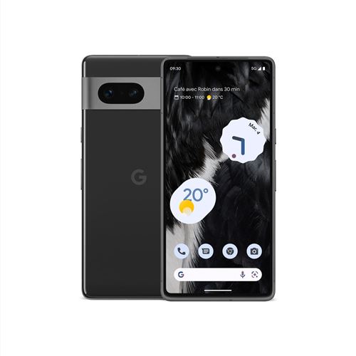 Smartphone Google Pixel 7 6.3" 5G Double SIM 128 Go Noir Volcanique État correct Google reconditionné disponible sur Fnac
