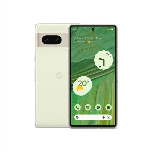 Smartphone Google Pixel 7 6.3" 5G Double SIM 256 Go Vert Citron État correct reconditionné disponible sur Fnac