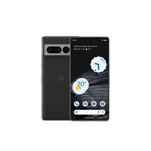 Smartphone Google Pixel 7 Pro 6.7" 5G Double SIM 128 Go Noir Volcanique État correct Google reconditionné disponible sur Fnac