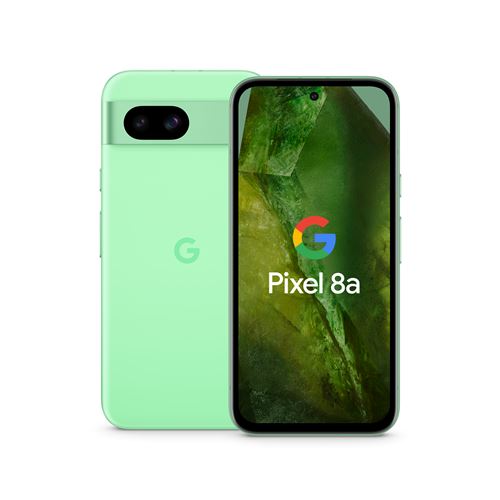 Smartphone Google Pixel 8a 5G Double Sim 128Go Aloe Vert État correct Google reconditionné disponible sur Fnac