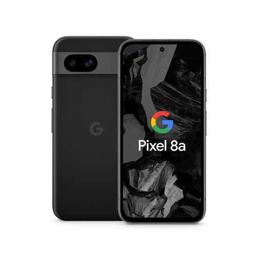 Smartphone Google Pixel 8a 5G Double Sim 256Go Obsidian Noir État correct Google reconditionné disponible sur Fnac