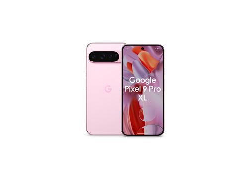 Smartphone Google Pixel 9 Pro XL 6,8" 5G Double nano SIM 256 Go Rose Qwartz État correct Google reconditionné disponible sur Fnac