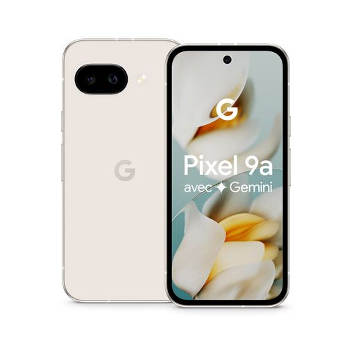 Smartphone Google Pixel 9a 6,3" 5G Double SIM 128 Go Blanc Porcelaine État correct Google reconditionné disponible sur Fnac