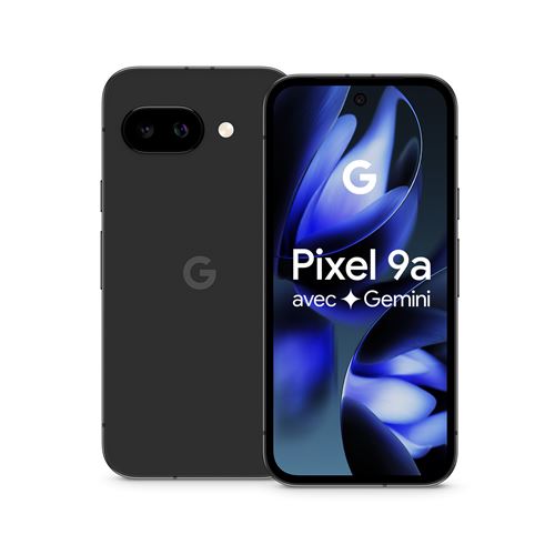 Smartphone Google Pixel 9a 6,3" 5G Double SIM 256 Go Noir Volcanique État correct reconditionné disponible sur Fnac