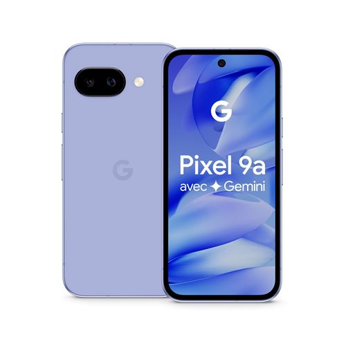 Smartphone Google Pixel 9a 6,3" 5G Double SIM 256 Go Violet Iris État correct reconditionné disponible sur Fnac
