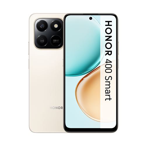Smartphone Honor 400 Smart 6,77" Double nano SIM 128 Go Desert Gold État correct Honor reconditionné disponible sur Fnac