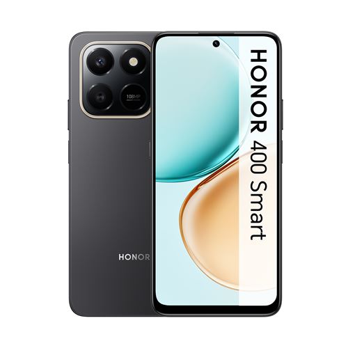 Smartphone Honor 400 Smart 6,77" Double nano SIM 128 Go Velvet Black État correct reconditionné disponible sur Fnac
