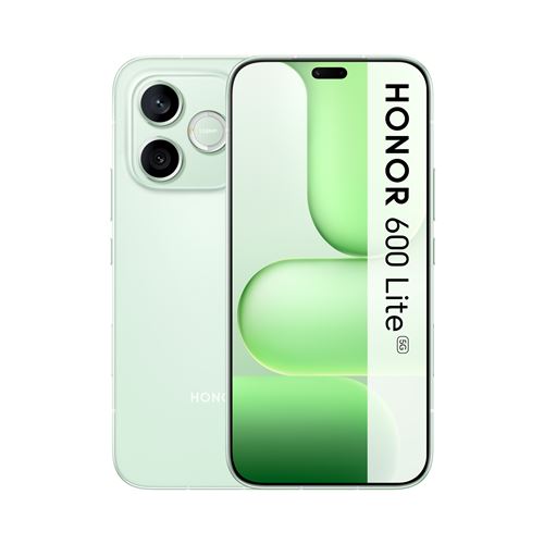 Smartphone Honor 600 Lite 6,6" 5G Double nano SIM 256 Go Vert État correct Honor reconditionné disponible sur Fnac