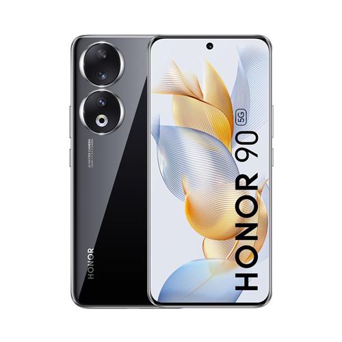 Smartphone Honor 90 6,7" 5G Double nano SIM 512 Go Noir État correct Honor reconditionné disponible sur Fnac