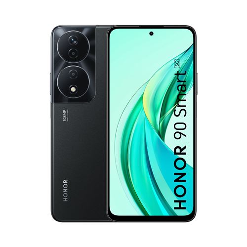 Smartphone Honor 90 Smart 6,8" 5G Double nano SIM 128 Go Noir minuit État correct Honor reconditionné disponible sur Fnac
