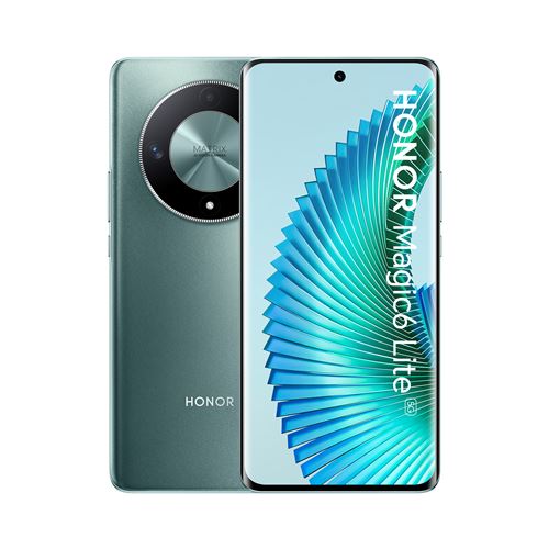 Smartphone Honor Magic 6 Lite 6,78" 5G Double nano SIM 256 Go Vert État correct Honor reconditionné disponible sur Fnac
