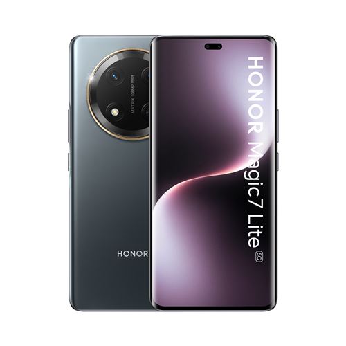 Smartphone Honor Magic7 Lite 6,78"" 5G Double nano SIM 256 Go Noir titane État correct Honor reconditionné disponible sur Fnac