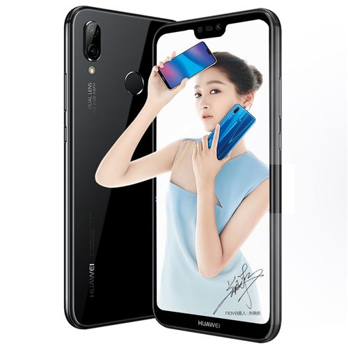 Smartphone Huawei Nova 3e 4Go/64Go Noir - Version Globale P20 lite État correct Huawei reconditionné disponible sur Fnac