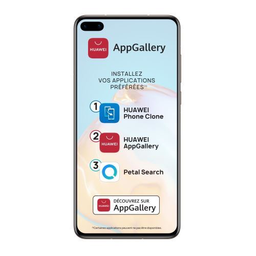 Smartphone Huawei P40 5G Double SIM 128 Go Noir État correct Huawei reconditionné disponible sur Fnac
