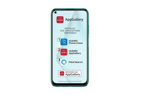 Smartphone Huawei P40 Lite Double SIM 128 Go Vert écrasé État correct Huawei reconditionné disponible sur Fnac