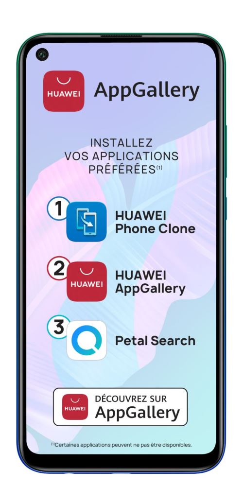Smartphone Huawei P40 Lite E 2020 64 Go Double SIM Bleu aurore État correct Huawei reconditionné disponible sur Fnac