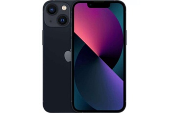 Smartphone iphone 13 mini noir 5.4 pouces RAM 4 Go stockage 128 Go État correct Apple reconditionné disponible sur Darty
