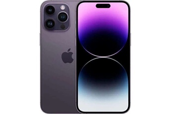 Smartphone iPhone 14 Pro Max violet stockage 128 Go Bon état Apple reconditionné disponible sur Darty
