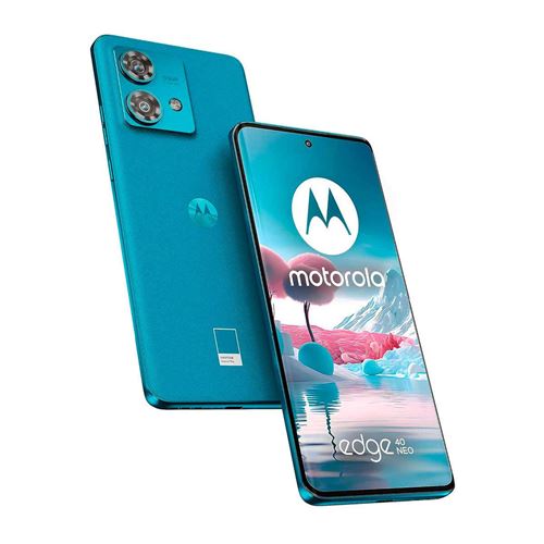 Smartphone Motorola Edge 40 Neo bleu RAM 12 Go stockage 256 Go État correct N/A reconditionné disponible sur Fnac
