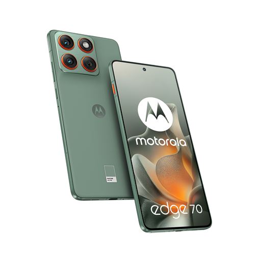 Smartphone Motorola Edge 70 6,67” 5G Double SIM 512 Go Vert de gris État correct Motorola reconditionné disponible sur Fnac