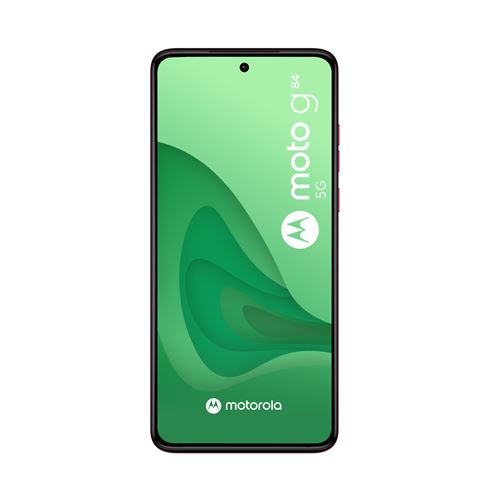 Smartphone Motorola G84 6,5"" 5G Double nano SIM 256 Go Rouge État correct Motorola reconditionné disponible sur Fnac