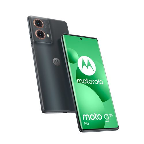 Smartphone Motorola G85 6,7"" 5G Nano SIM 256 Go Gris charbon État correct Motorola reconditionné disponible sur Fnac