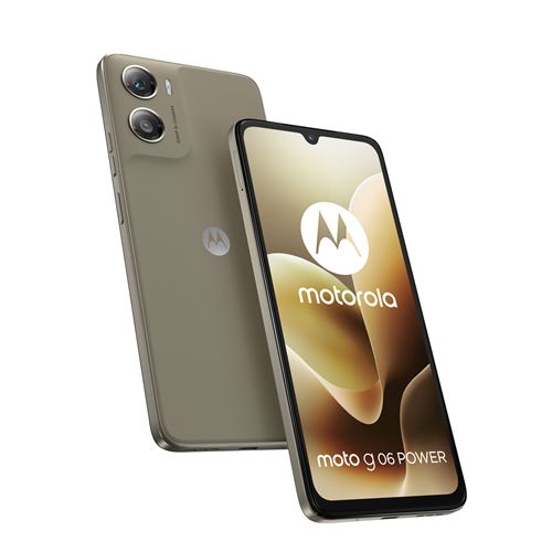 Smartphone Motorola Moto G06 Power 6.88"" Double nano SIM 256 Go Laurel Oak État correct Motorola reconditionné disponible sur Fnac