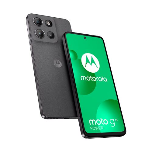 Smartphone Motorola Moto G15 Power 6.72"" Double SIM 512 Go Gris souris État correct Motorola reconditionné disponible sur Fnac