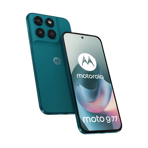 Smartphone Motorola Moto G77 6.78" 5G Double SIM 256 Go Shaded Spruce État correct reconditionné disponible sur Fnac