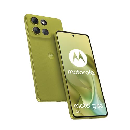 Smartphone Motorola Moto G86 6,67"" 5G Double SIM 256 Go Vert État correct Motorola reconditionné disponible sur Fnac