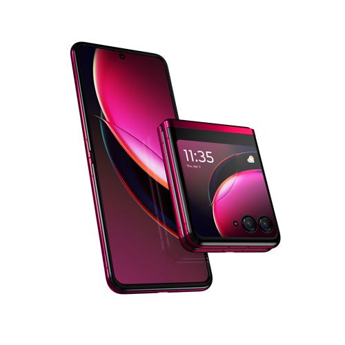Smartphone Motorola Moto Razr 40 Ultra 6,9" 5G Double SIM 256 Go Viva Magenta État correct Motorola reconditionné disponible sur Fnac
