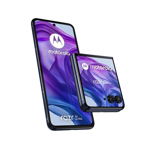 Smartphone Motorola razr 50 ultra bleu 6.9 pouces RAM 12 Go stockage 512 Go État correct N/A reconditionné disponible sur Fnac