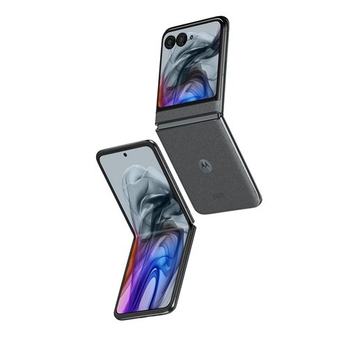 Smartphone Motorola Razr50 6,9" 5G Nano SIM 256 Go Gris acier État correct reconditionné disponible sur Fnac