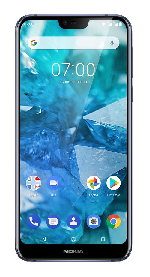 Smartphone Nokia 7.1 Double SIM 32 Go Bleu État correct Nokia reconditionné disponible sur Fnac