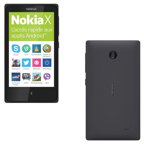 Smartphone Nokia X, Double SIM, 4 Go, Noir État correct - 191,47 € Smartphone Nokia X, Double SIM, 4 Go, Noir État correct Nokia reconditionné disponible sur Fnac