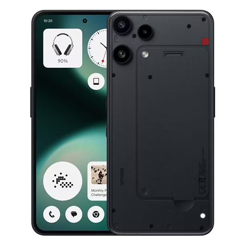 Smartphone Nothing Phone (3a) Lite 8Go RAM 256Go Noir 6.77 AMOLED Nothing OS Lumière Glyph État correct N/A reconditionné disponible sur Fnac