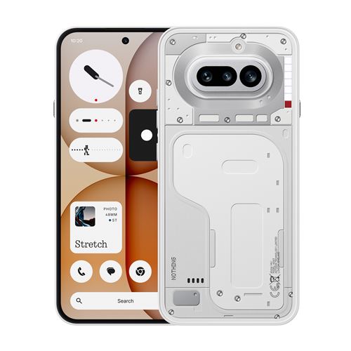 Smartphone Nothing Phone 4a 6.78" 5G Double nano SIM 256 Go Blanc État correct N/A reconditionné disponible sur Fnac