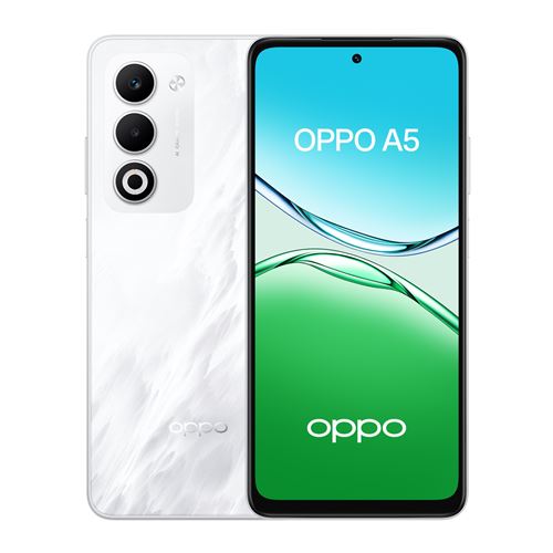 Smartphone Oppo A5 6.67"" Double nano SIM 128 Go Blanc brumeux État correct - 94,99 € Smartphone Oppo A5 6.67"" Double nano SIM 128 Go Blanc brumeux État correct Oppo reconditionné disponible sur Fnac