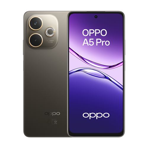 Smartphone Oppo A5 Pro 6,67" Double nano SIM 256 Go Mocha État correct Oppo reconditionné disponible sur Fnac