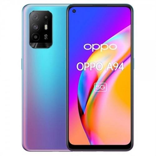Smartphone Oppo A94 5G 6 43 pouces MediaTek Dimensity 800U 8 GB RAM 128 GB Bleu État correct reconditionné disponible sur Fnac