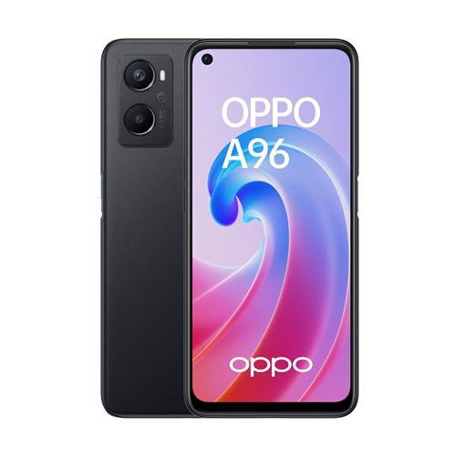 Smartphone Oppo A96 6.95" Double nano SIM 128 Go Noir Étoilé État correct Oppo reconditionné disponible sur Fnac