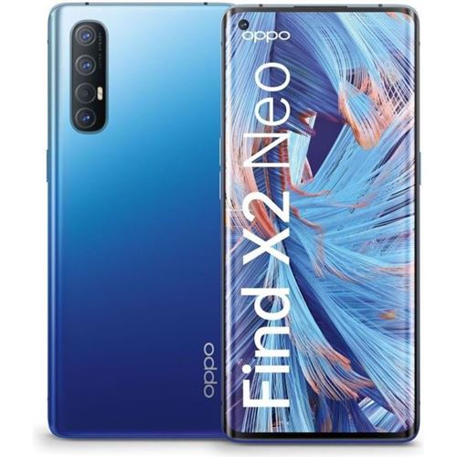 Smartphone Oppo Find X2 Neo 256 Go Bleu Stellaire État correct N/A reconditionné disponible sur Fnac